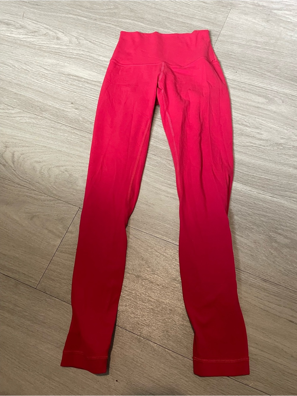 lululemon athletica Bright Red High-Rise Leggings